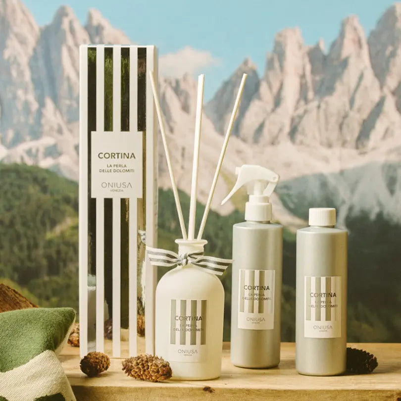Cortina: la nuova profumazione per ambiente firmata Oniusa Venezia