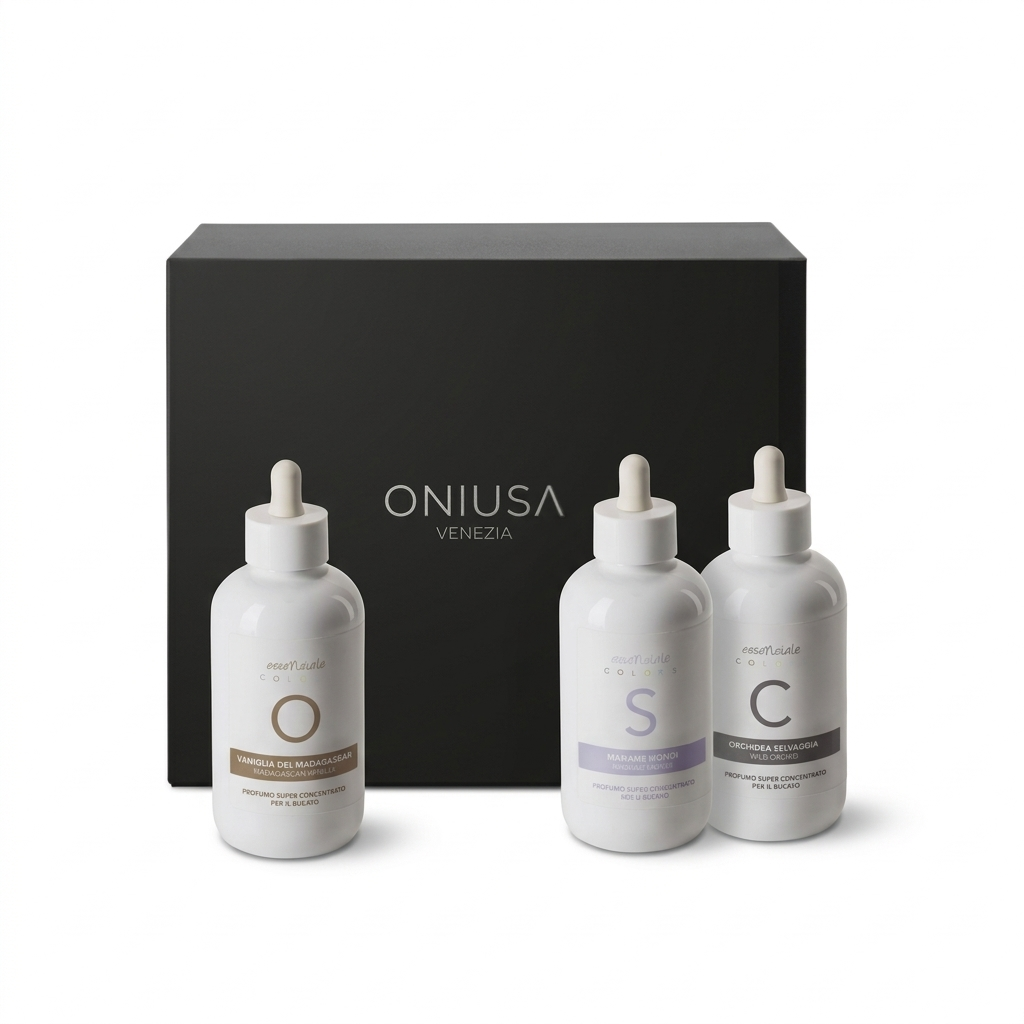 Set mit 3 konzentrierten Wäscheparfüms Essenziale Colors Dolce Intensa