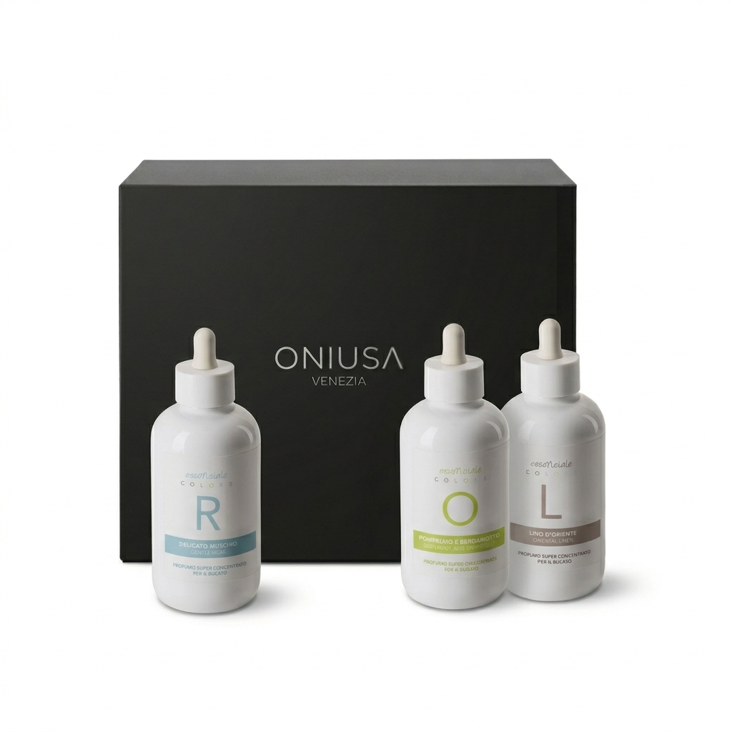 Set mit 3 konzentrierten Wäscheparfüms Essenziale Colors Fresca