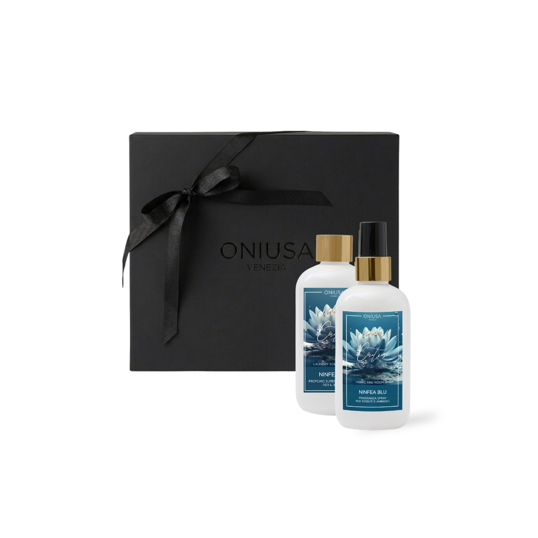 Wäscheparfüm- und Textil-/Raumspray-Set Couture Ninfea Blu