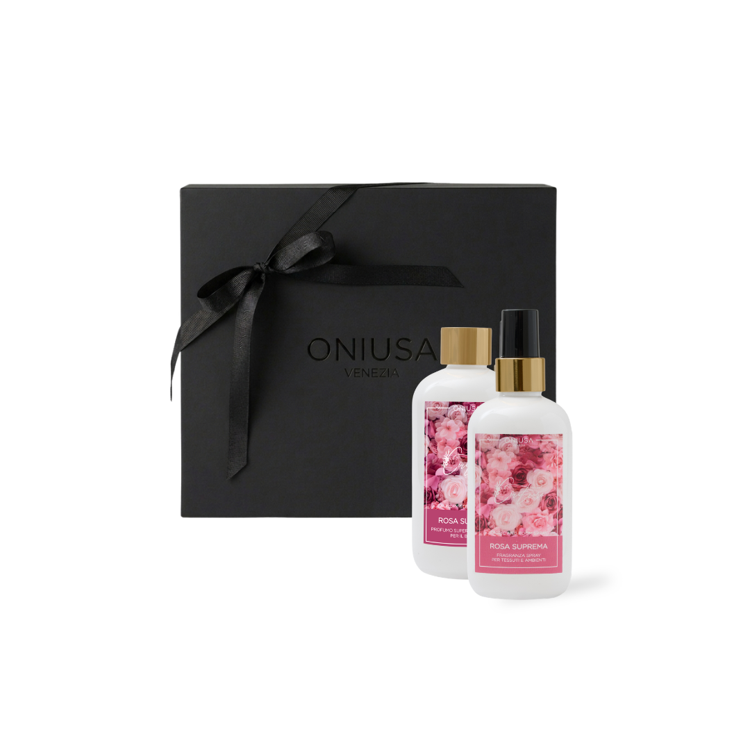 Set Wäscheparfüm und Textil- und Raumspray Couture Rosa Suprema