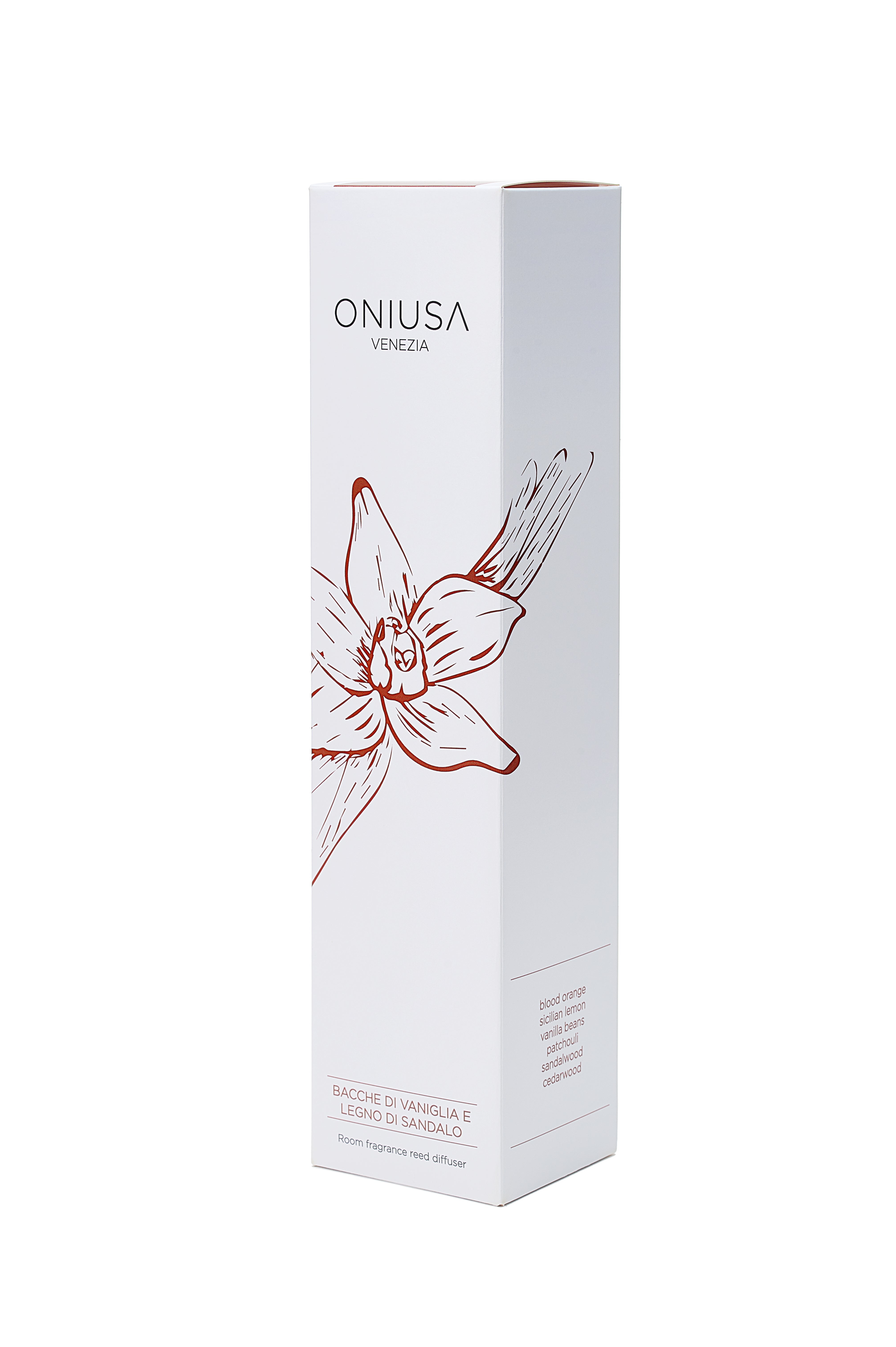 Raumduft mit Stäbchen Vanillebeeren und Sandelholz