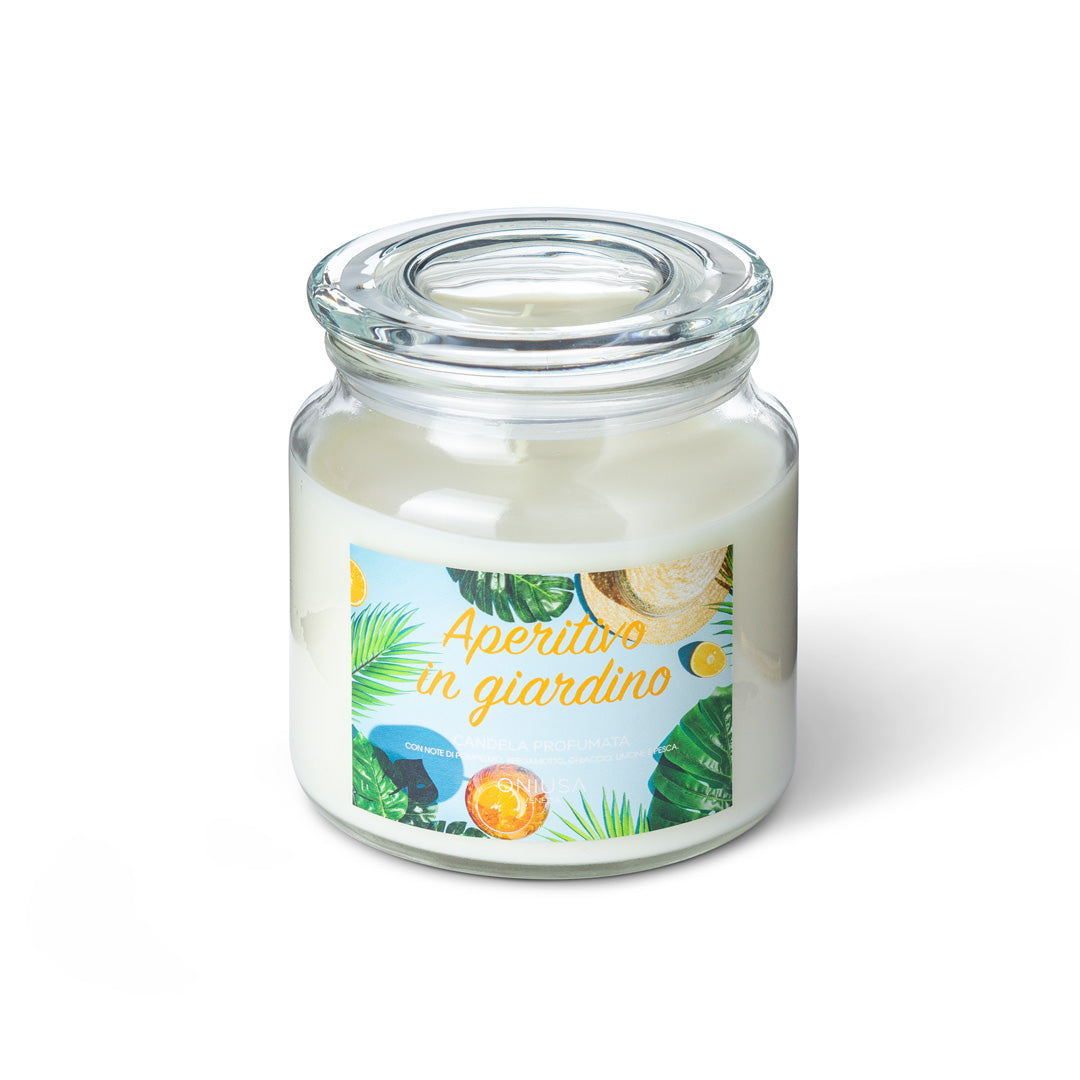 Komplettes Set Aperitivo im Garten