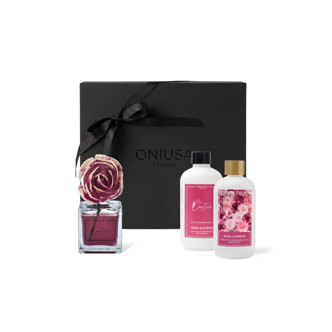 Geschenkverpackung Couture Rosa Suprema