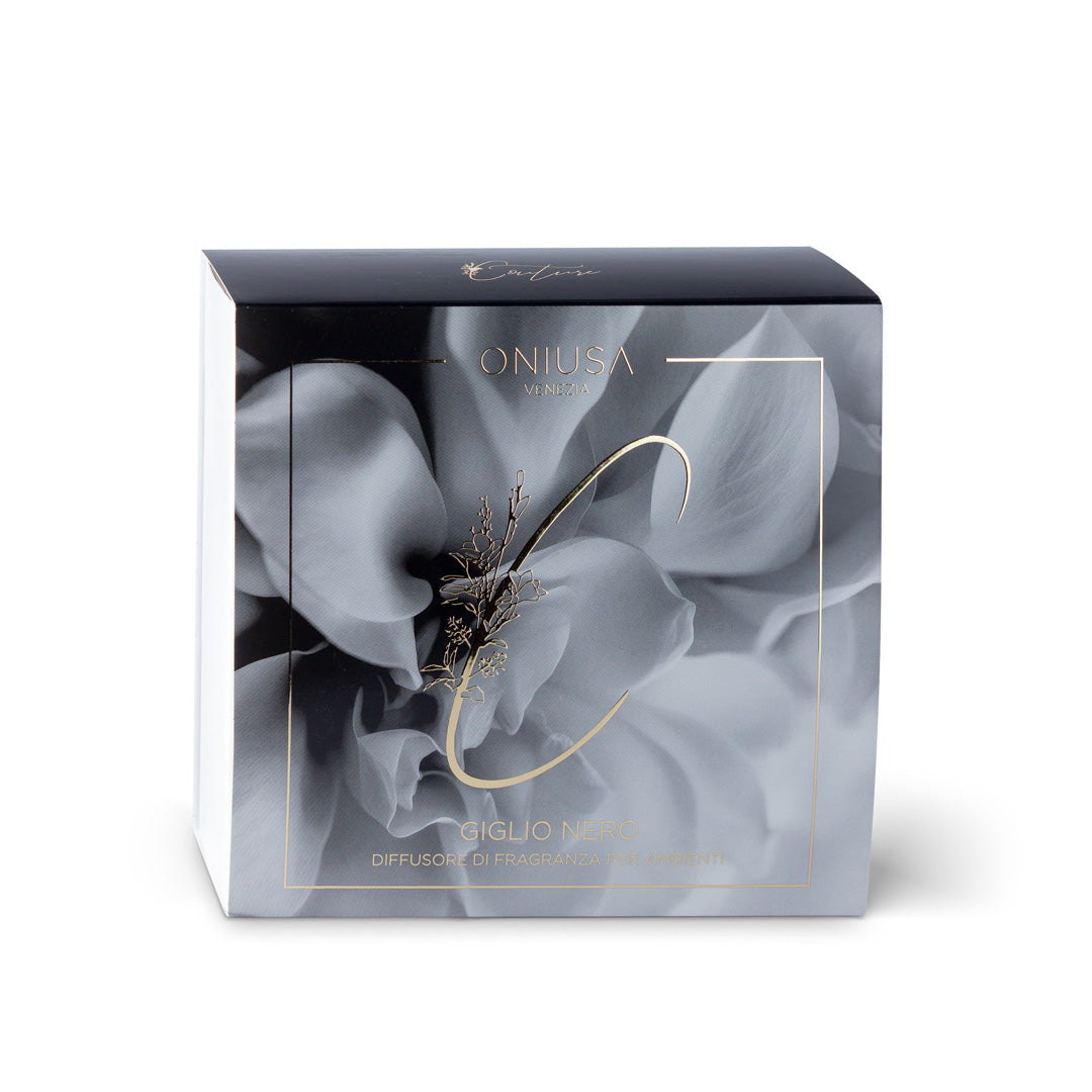 Diffusor mit Lilienblüte Schwarz