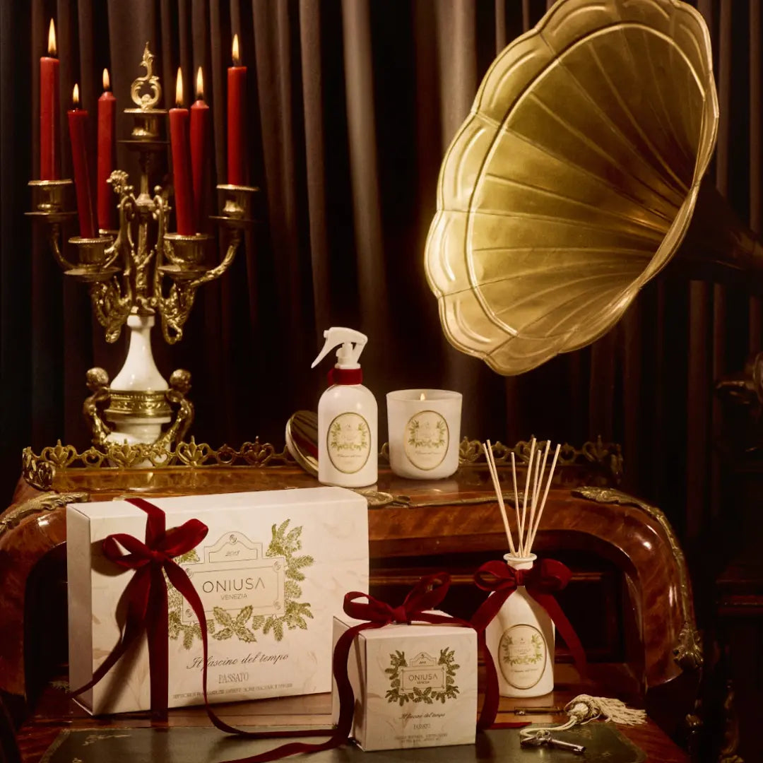Il Fascino del Tempo: le nuove profumazioni per ambienti natalizie firmate Oniusa Venezia