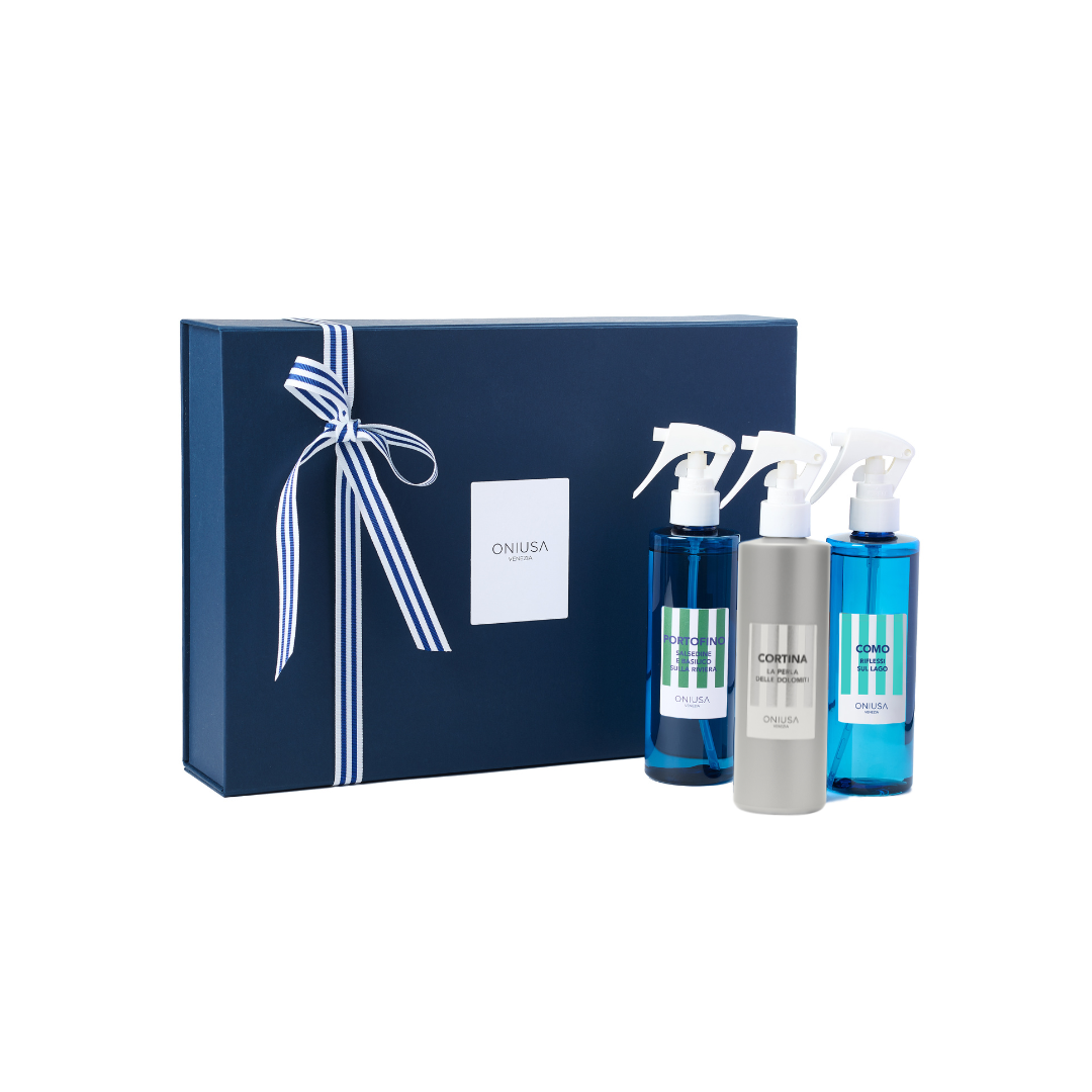 Italienisches Grand Tour Set – drei Raum- und Textilsprays