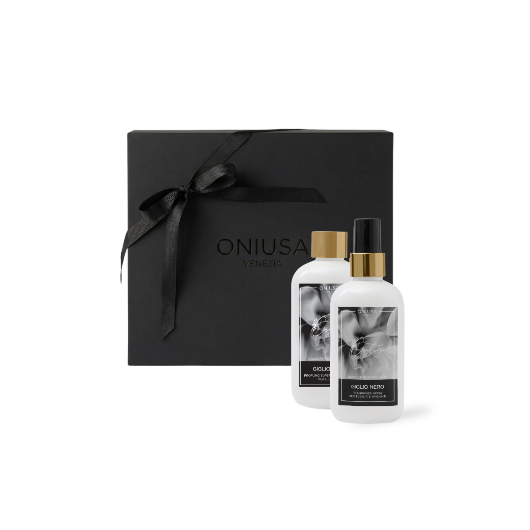 Wäscheparfüm- und Textil- und Raumduftset Couture Giglio Nero