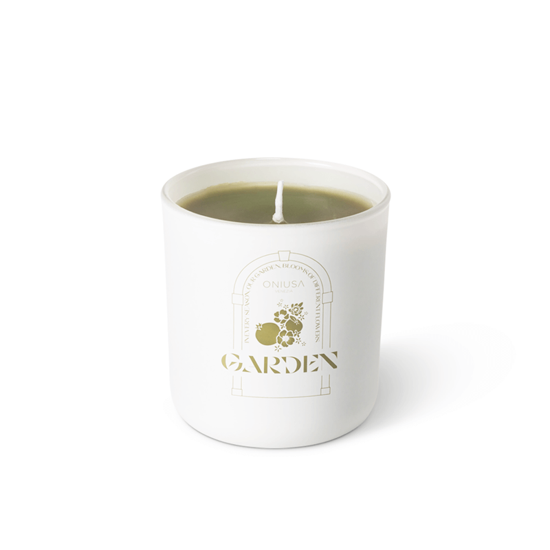 Duftkerze Sojawachs Garten Mandarine