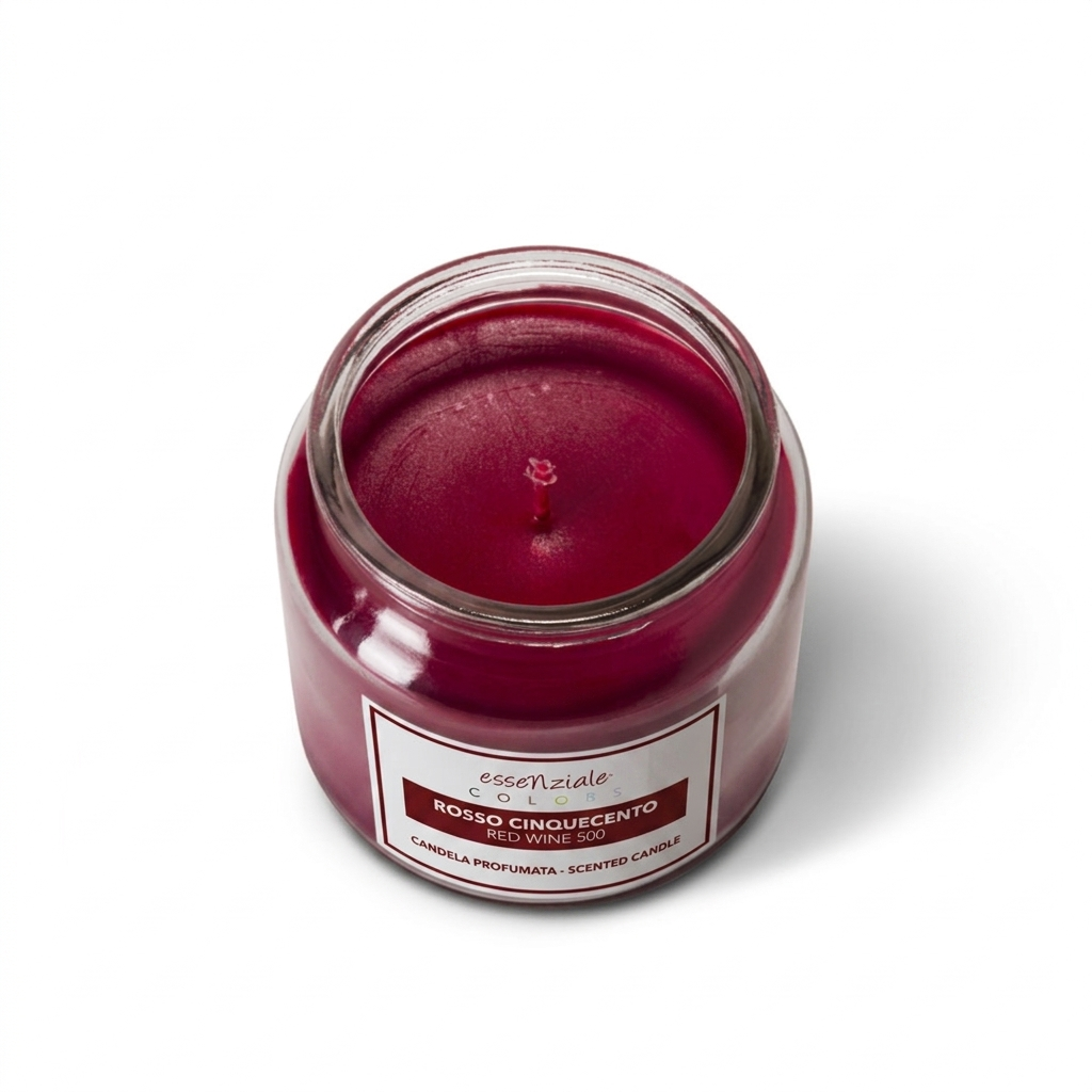 Jar scented candle Red 500