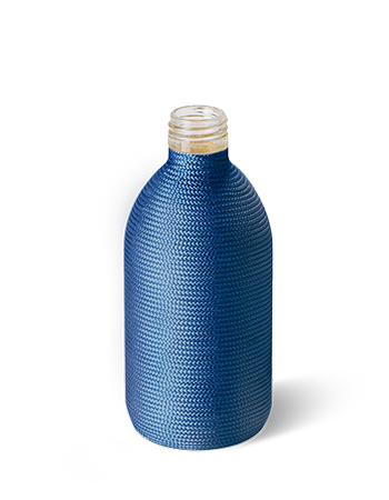 bottiglia per profumo ambiente personalizzato di colore blu