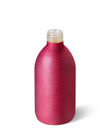 bottiglia per profumo ambiente personalizzato di colore rosso